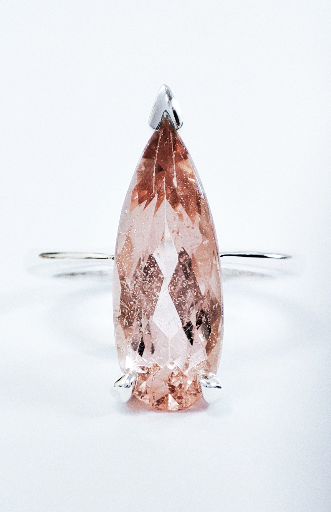 Silver morganite small