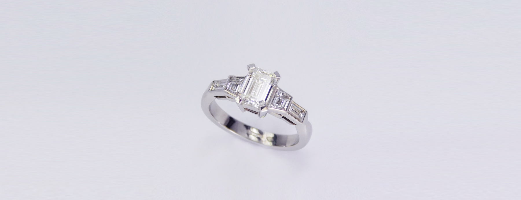 Emerald Cut Diamond Ring