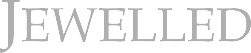 Jewelled logo grey