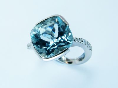 Aquamarine Ring