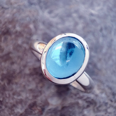 Blue Topaz Ring