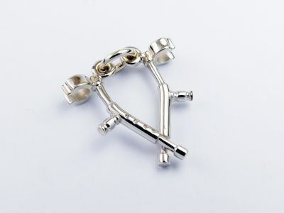 Miniature Crutches Charm