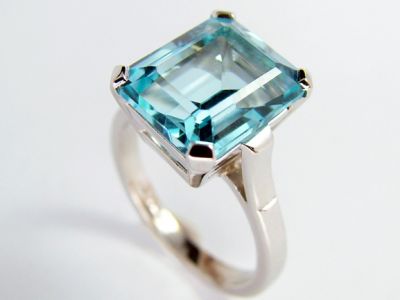 Blue Topaz Ring