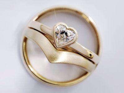 Heart Cut Diamond Ring