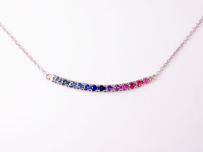 Rainbow Sapphire Pendant