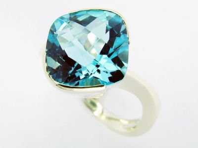 Blue Topaz Ring